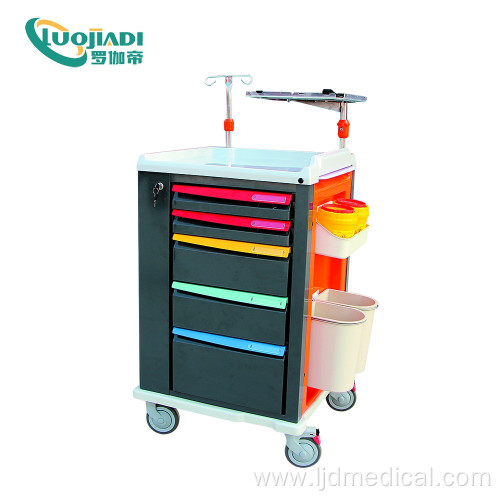 Medical Equipment Emergency Treatment Trolley with Drawer